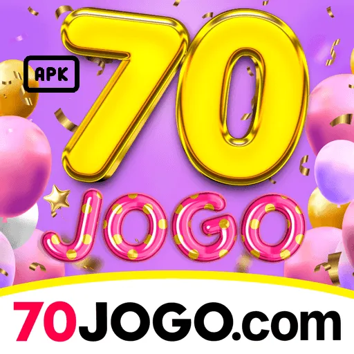 Imagem promovendo download do APK oficial 70jogo para Android